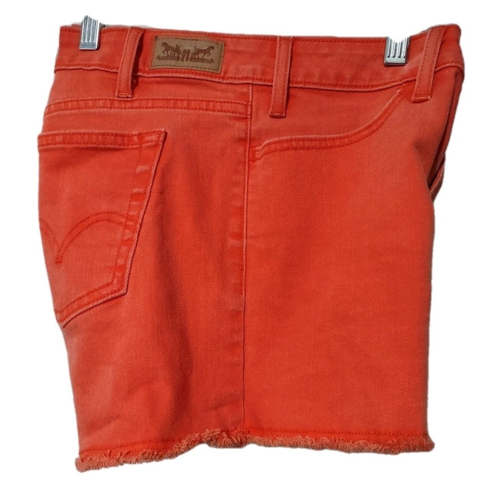 Levi's Denim Shorts Women's Size 10 Stretch Pockets Zipper Button Levi Strauss
